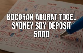 bocoran akurat togel sydney sdy